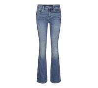 Jean flared fit bleu moyen en coton Ria Bleu Moyen Taille : M / Longueur : 32