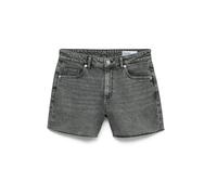 VERO MODA VERO MODA Grey Mid Rise Denim Shorts Grey EU 38 (UK 10)