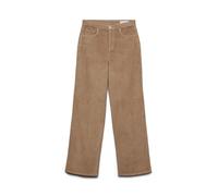 VERO MODA Jean VMTESSA pour Femme, Coupe Large, Taille Haute, Gris Clair, 31W / 32L