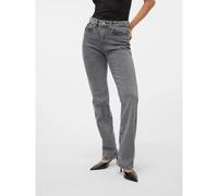 Vero Moda Jean droit VMTESSA HR RA206 denim gris moyen Femme 32W x 32L