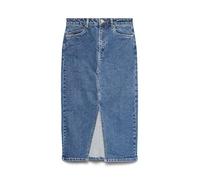 VERO MODA Jupe en Denim VMVERI Taille Haute Jupe midi