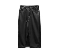 VERO MODA Jupe en Simili-Cuir VMVERI Taille Haute Jupe midi