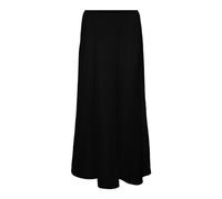 VERO MODA Jupe Longue Femme Taille Élastique et Coupe A-Line, Couleurs:Noir, Taille:XL
