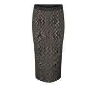 VERO MODA Jupe 'MARIA ' marron / noir, Taille 34