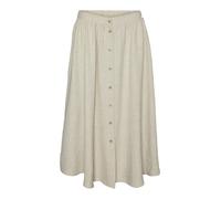 Vero Moda Melaney High Waist Long Skirt Beige XL Femme