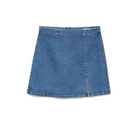 VERO MODA Vmnelly HR Short Skirt DNM Mix Noos Jupe, Denim Bleu médium, S Femmes