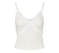 VERO MODA Vmditte Singlet Crop Top JRS Noos, Blanche-Neige, M Femme