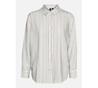 Vero Moda Long Sleeve Plain Shirt Snow Wh/Stripes 14 (L) Female