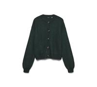 Vero Moda Ls O-Neck Vmlea Noos Cardigan à col Rond, Vert pin, XXL Femme