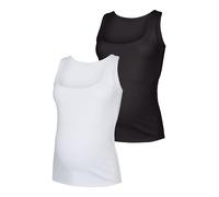 Vero Moda Maternity Haut 'MILLION' noir / blanc, Taille L