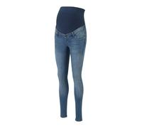MAMALICIOUS Vmmtanya Vi349 GA Noos Jeans Passepoil, Bleu Moyen (Denim Bleu Moyen), S Femme
