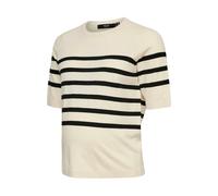 Vero Moda Maternity Pull-over 'VMMSABA' écru / noir, Taille XL