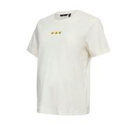 Vero Moda Maternity T-shirt 'VMMSARA METTE' jaune / blanc, Taille S