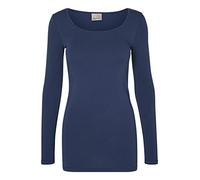Vero Moda Maxi My Ls Long U-Neck Noos - T-shirt - Uni - Manches longues - Femme