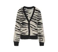 VERO MODA Neck Boo Vmnancy Ls Cardigan à col en V, Noir, M Femme