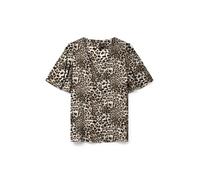 VERO MODA Neck Vmalba SS WVN GA Noos T-Shirt à col en V, Sandshell, S Femmes