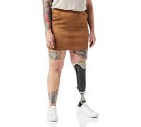 Jupe Vmdonnadina fauxsuede short skirt ganoos Marron Taille : L