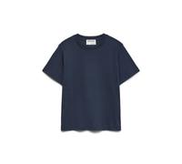VERO MODA O-Neck Awnaima SS T-Shirt à col Rond Noos, Dark Sapphire, M Femmes