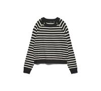 VERO MODA O-Neck Button Pullover Vmhappy Ls Pull à col Rond et Bouton Boo, Noir, M Femme