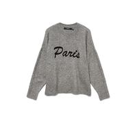 VERO MODA O-Neck Pullover Vmboom Ls Pull à col Rond avec Texte Noos Femme
