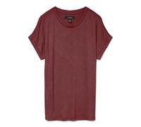 VERO MODA O-Neck Pullover Vmbrianna SS Pull à col Rond Boo Rep, Pourpre, XL Femme