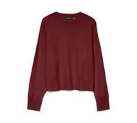 VERO MODA O-Neck Pullover Vmgold Art Ls Pull à col Rond, Pourpre, S Femme