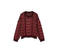 VERO MODA O-Neck Pullover Vmlove Ls Pull à col Rond Boo, Pourpre, L Femme