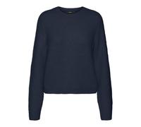 VERO MODA O-Neck Pullover Vmnovah Ls Pull à col Rond GA Noos, Blazer Bleu Marine, XS Femme