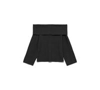 VERO MODA Offshoulder Pullover Vmaries Ls Pull à épaules dénudées BF, Noir, XS Femme