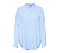 VERO MODA Oversize Vmnora Ls WVN GA Noos T-Shirt surdimensionné, Bleu aéronautique, L Femmes