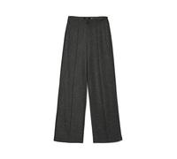 VERO MODA Pantalon à Jambe Large VMEVA Taille Haute Pantalons Dark Grey Melange M 30 Dark Grey Melange M / L30