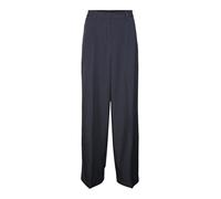 VERO MODA Pantalon à Jambe Large VMRITA Taille Moyenne Pantalons Asphalt XL 30 Asphalt XL / L30