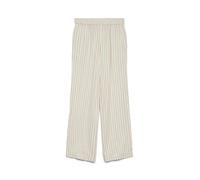 VERO MODA Pantalon 'Awryder' gris foncé / blanc cassé, Taille 36