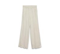 Vero Moda Pantalon Awryder Taille Haute pour Femme, Blanche-Neige, S