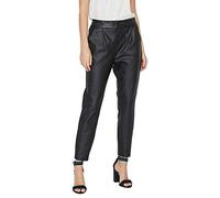 Pantalon en simili cuir noir Noir Taille : S / Longueur : 30