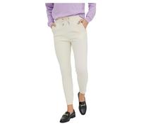VERO MODA Pantalon en Tissu Pantalon de Bureau Extensible élégant Pantalon décontracté avec Cordon de Serrage VMEVA, Couleurs:créme, Taille:L / 32L, Longueur de Jambe:L32