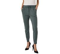 Vero Moda Pantalon Eva Mid Rise avec Cordon de Serrage, Baume Green, S / 34L