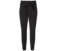 VERO MODA Pantalon Coupe Ample Taille Haute Noir Femme 31/32