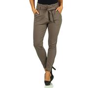 VERO MODA Pantalon Paperbag VMEVA Taille Haute Pantalons Bungee Cord M 32 Bungee Cord M / L32