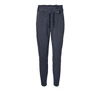 Vero Moda Pantalon VMEVA Paperbag pour Femme, Bleu Gris, S x 32L