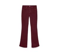 VERO MODA Vmflash Mr Flared Corduroy Pants Noos Jean évasé, Tawny Port, 26W / 32L Femmes