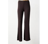vero moda pantalons femme de couleur noir 38