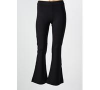 Vero Moda Pantalon femme Vmkamma Nw Flared Jersey Noos Noir 42/L32 (X-Large)