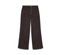 Vero Moda Pants Vmmargot HR Wide Corduroy Pantalon, Gâteau au Chocolat, 31W / 32L Femmes