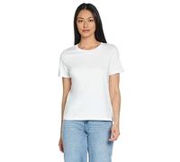 VERO MODA Paula T-Shirt à Manches Courtes, Blanc éclatant., L