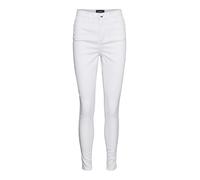 Vero Moda VMSOPHIA HW Skinny J SOF VI403 GA Petite Jeans, Bright White, M/P/28 Femme