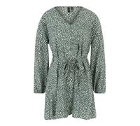 Vero Moda Petite Robe 'NAJA' émeraude / blanc, Taille 40