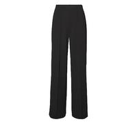 VERO MODA PETITE VMBECKY HR Wide Pull on Pant PTT Noos Pantalon en Tissu, Black, XXS / 28L Femme