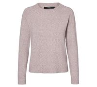 Vero Moda Petite VMDOFFY LS O-Neck Blouse GA Noos PTT, Pull-Over Femme, Woodrose/Detail:Melange,