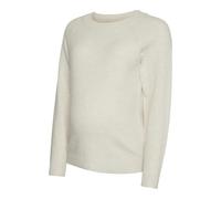 Vero Moda Petite VMDOFFY LS O-Neck Blouse GA PTT, Pull-Over aux Femmes, Birch/Detail:Melange, S/P